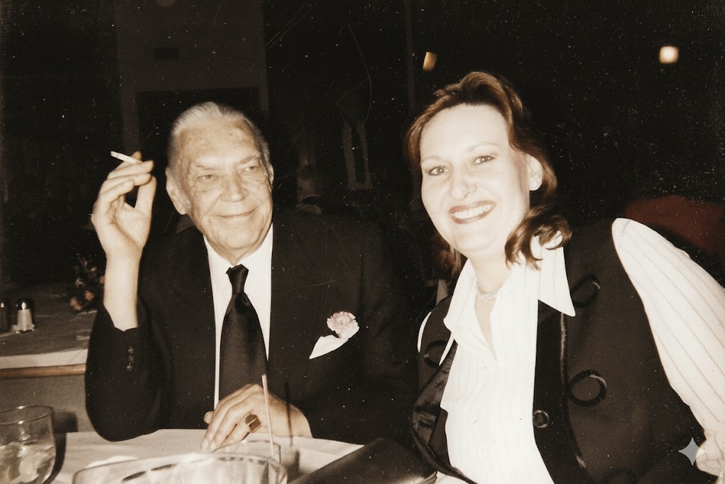 Harry Malak and his daughter Mary Aganowski at the Two Way Inn